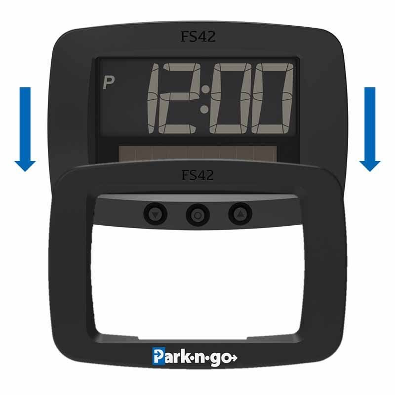 Parkeringsur Parkngo ECO Digital m/solceller