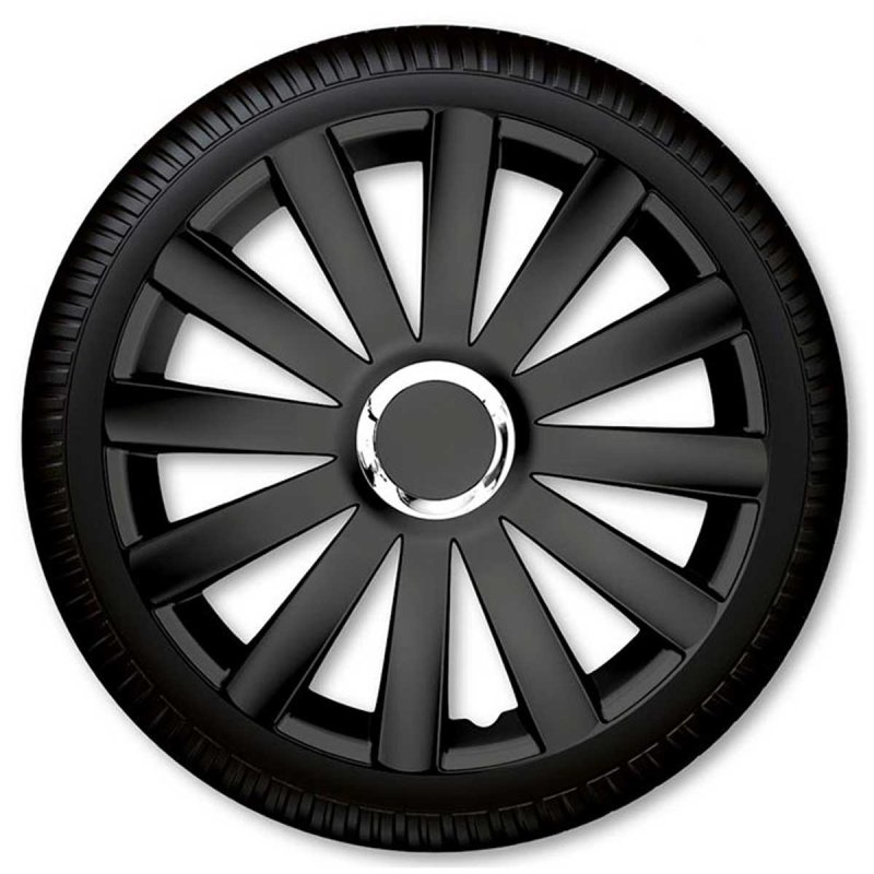 Hjulkapsel Spyder Pro Sort 16