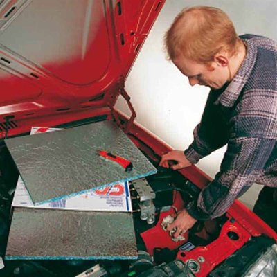 Stjdmpningsplade i bld 10 mm