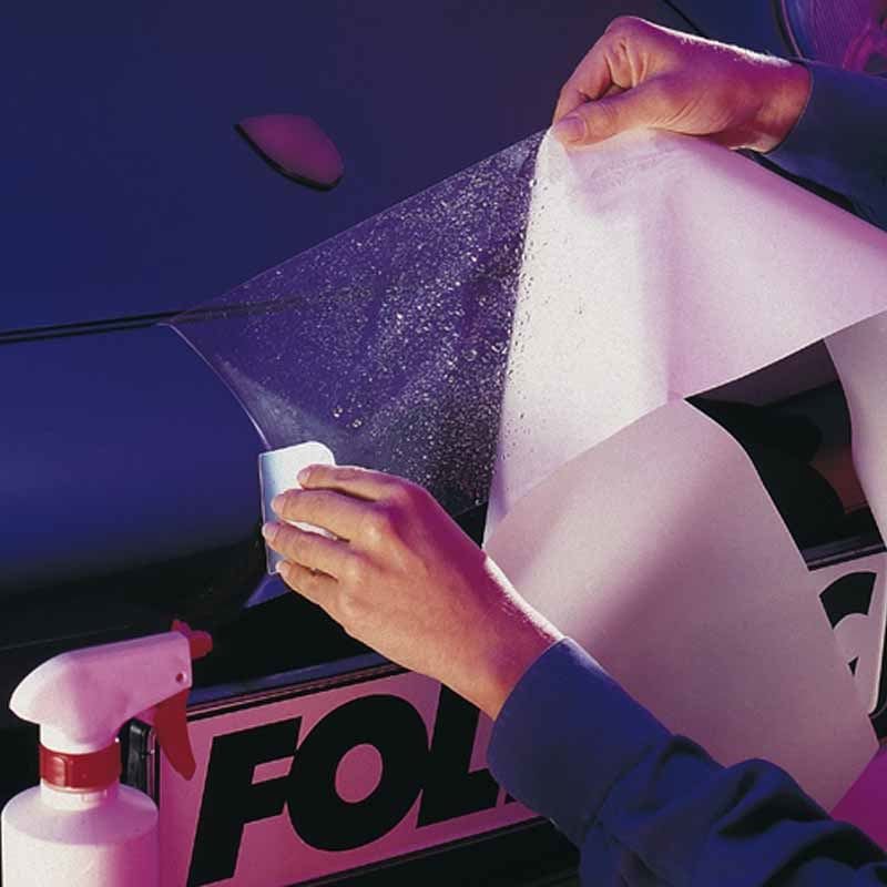 Stenslagsbeskytter i Foliatec transparen