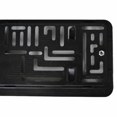 Nummerpladeramme sort 1 stk