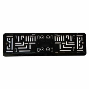 Nummerpladeramme sort 1 stk