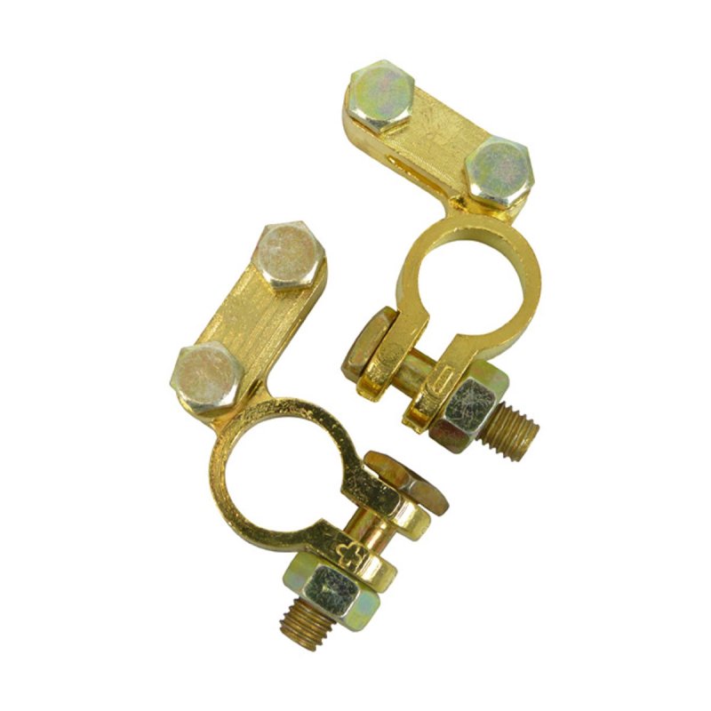 Batterisko plus og minus pol