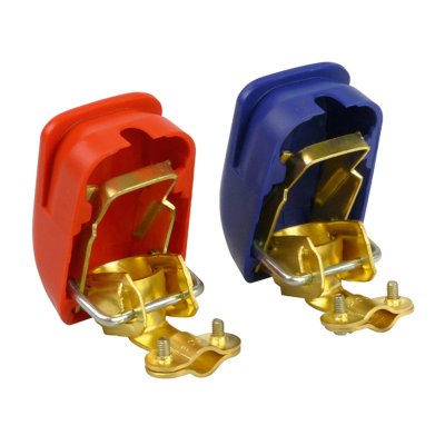 Batterisko plus og minus klick