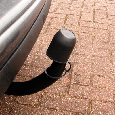 Kugleskjuler sort plast med rem