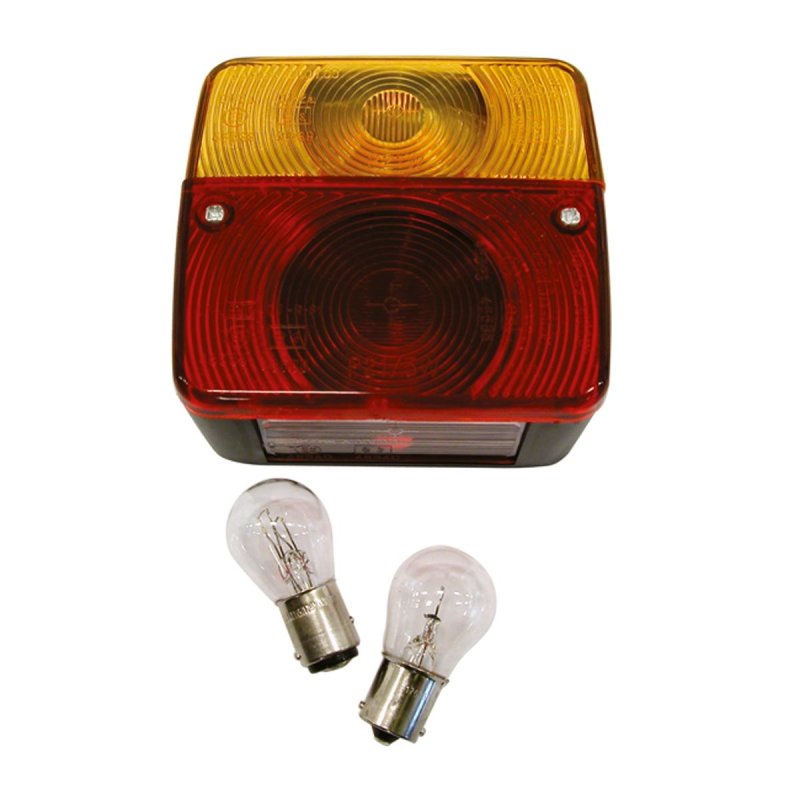 Trailerbaglygte m/ nummerplade lys