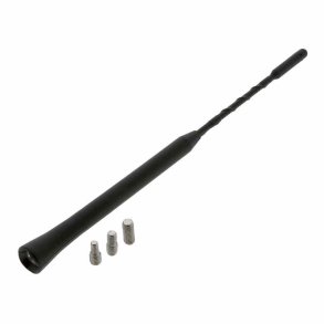 Antennestav 23 cm sort 4,5,6mm gevind