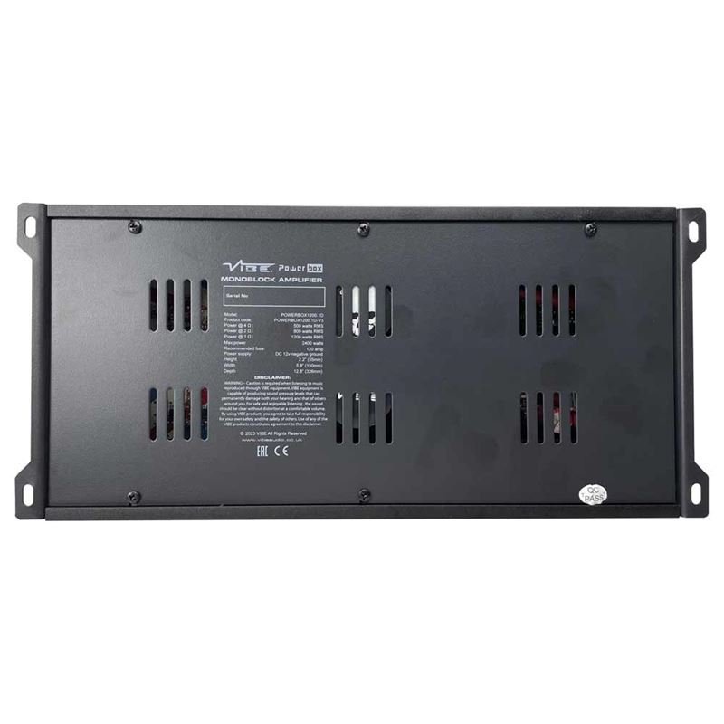Vibe BD POWERBOX1200.1D MONO 2400W forstrker