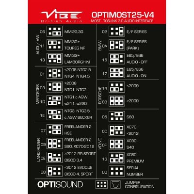 VIBE Optisound OPTIMOST25 DIN Converter