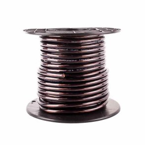 Forstrkerkabel sort 10 mm2 1 meter