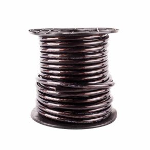 Forstrkerkabel sort 25 mm2 1 meter