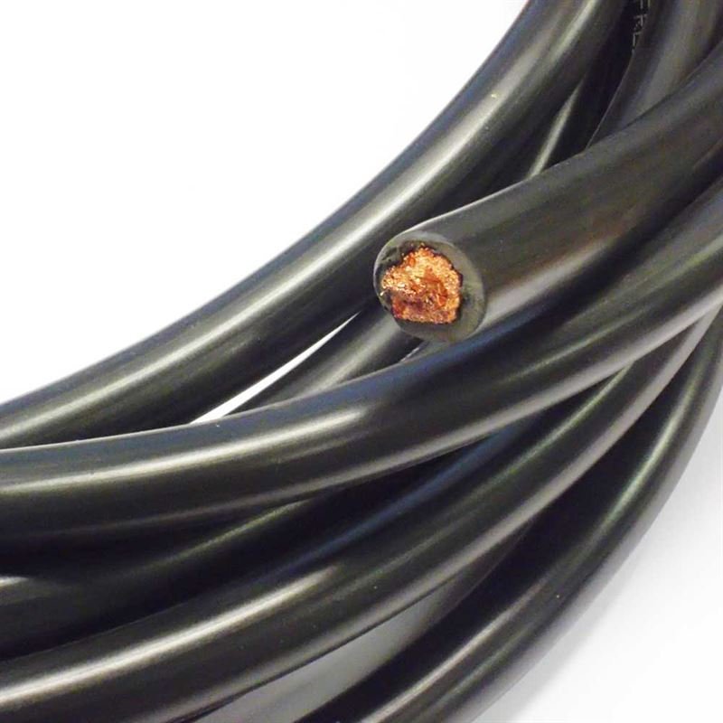 Forstrkerkabel sort 70 mm2 1 meter