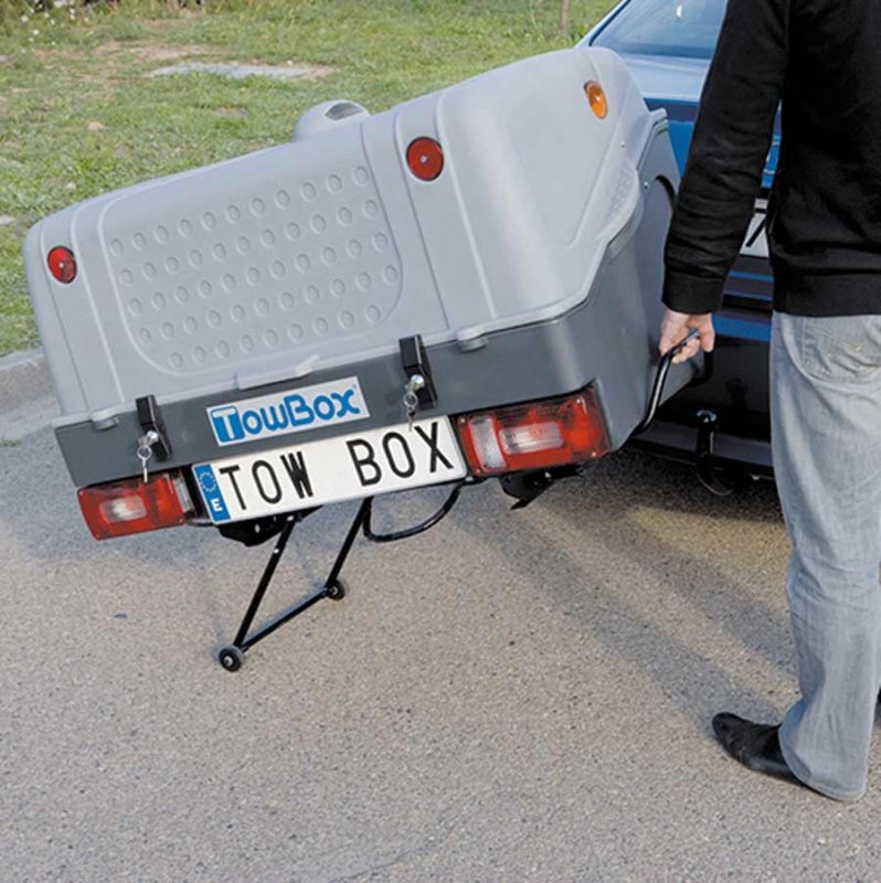 Towbox komplet med rampe V1 280 liter