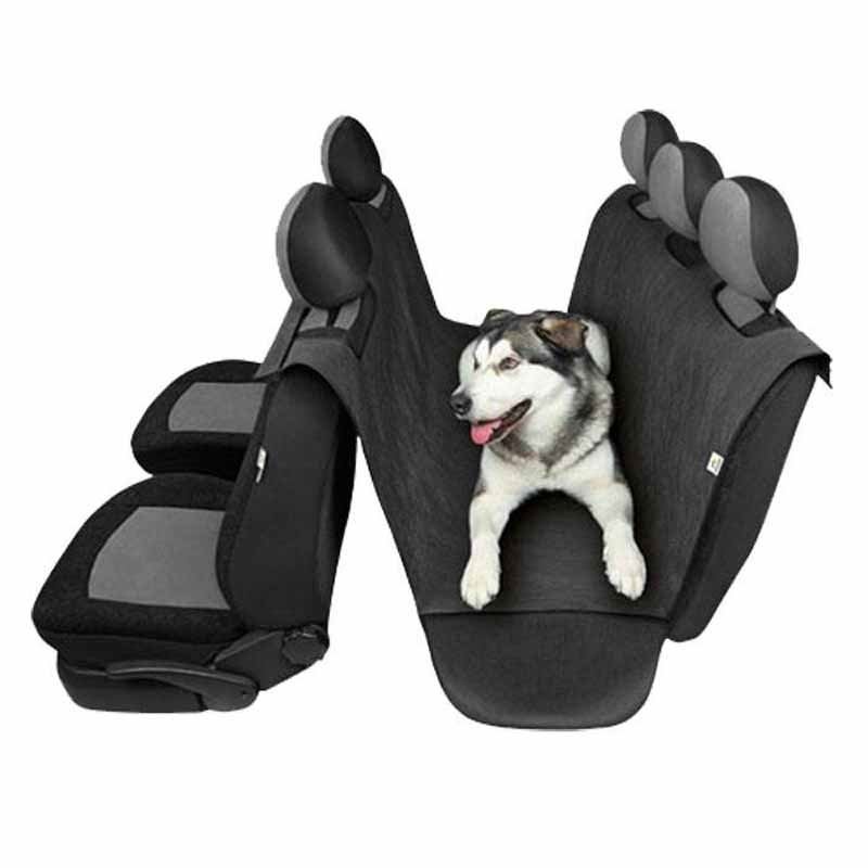 Hundeunderlag i sort 160 x 127 cm