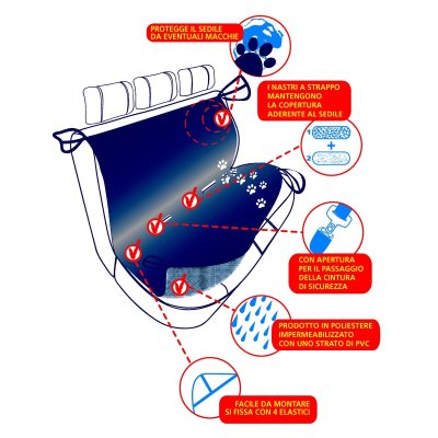 Hundeunderlag til bagsdet Luksus