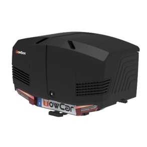 Towbox komplet med rampe sort V3 400 liter